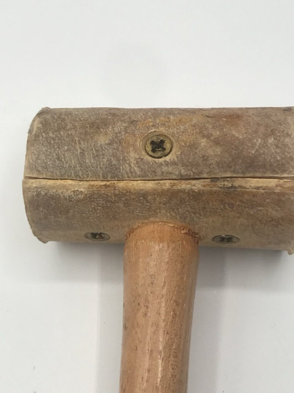 Vintage Garland Rolled Rawhide Mallet Leather working Hammer Saco MAINE - Picture 6 of 8